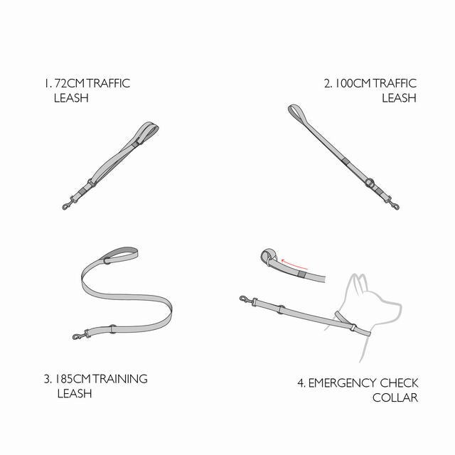 EZYDOG LEASH VARIO 4 LITE 12 S BLACK