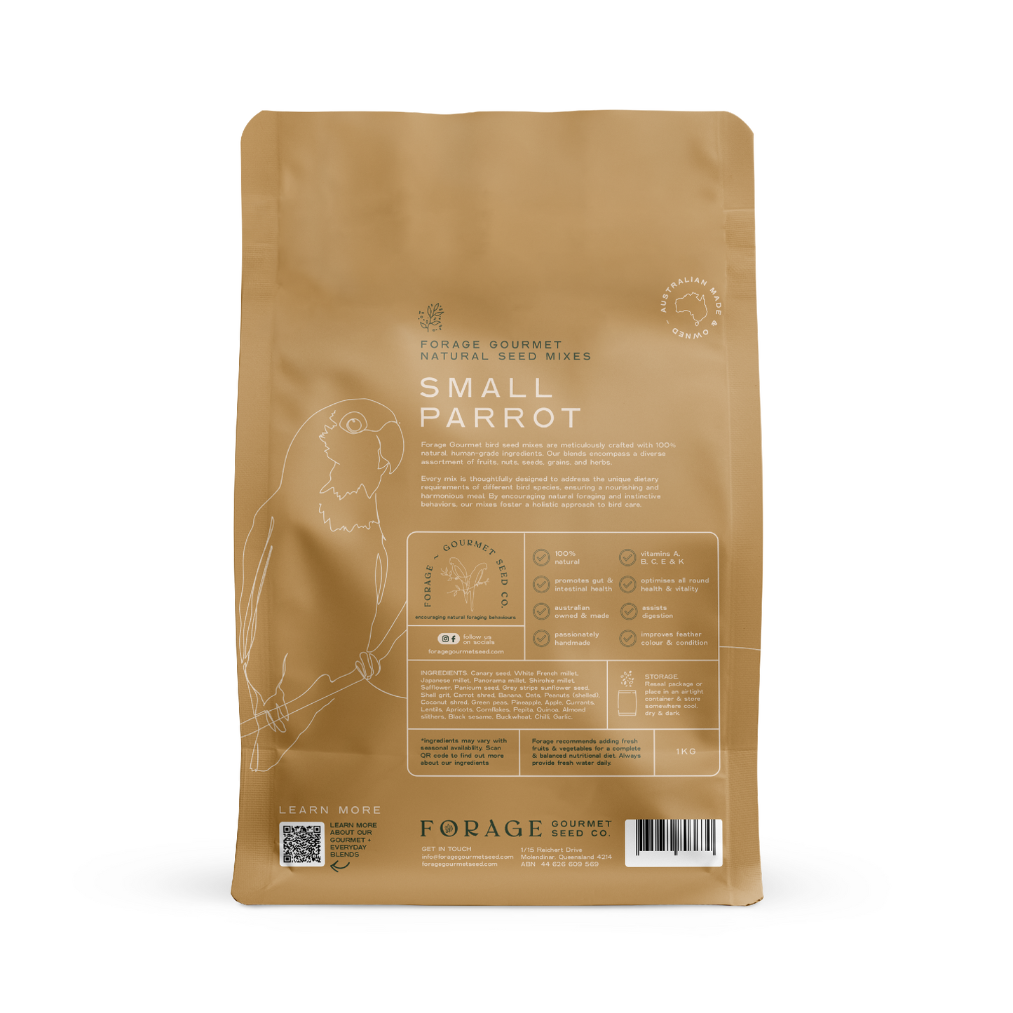 FORAGE SMALL PARROT 1KG