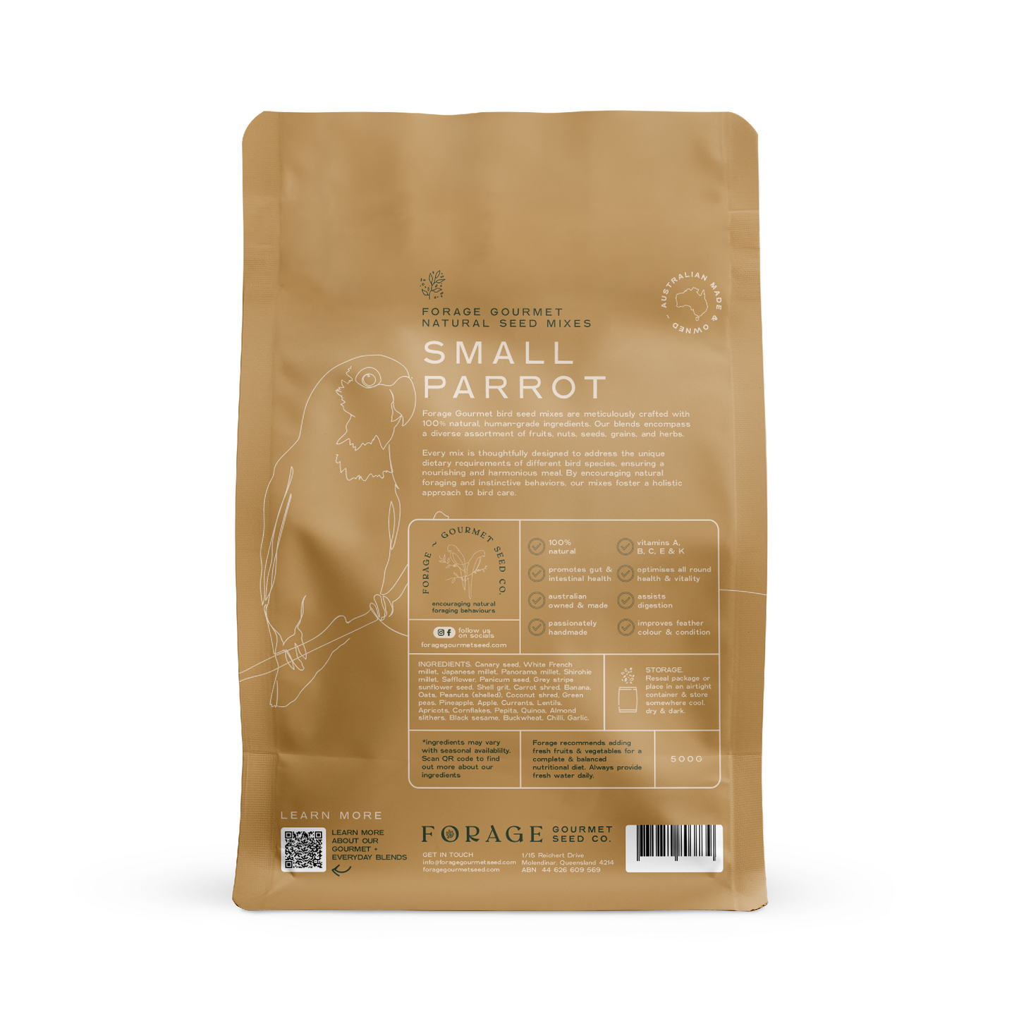 FORAGE SMALL PARROT 500G