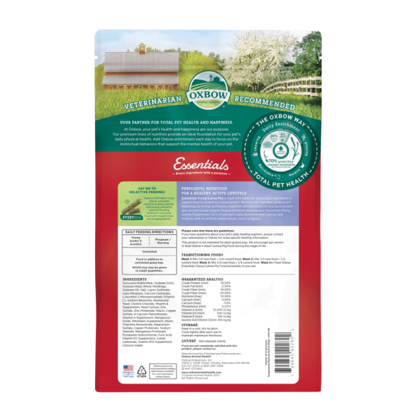OXBOW ESSENTIAL YOUNG G PIG 2.25KG
