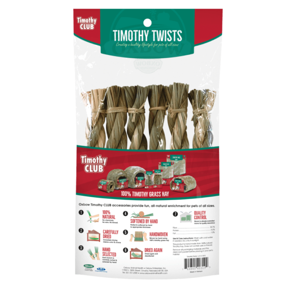 OXBOW TIMOTHY HAY TWIST 6PK