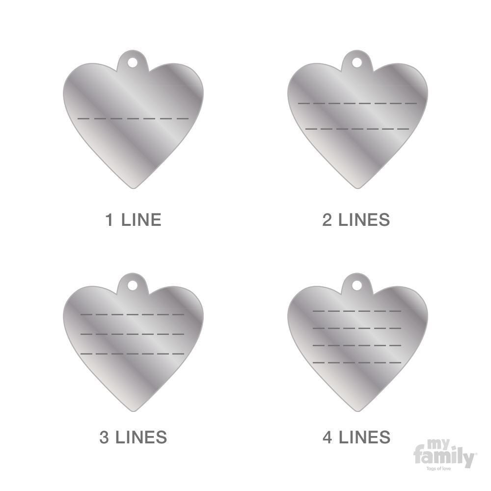 MY FAMILY BASIC HEART SML BLUE