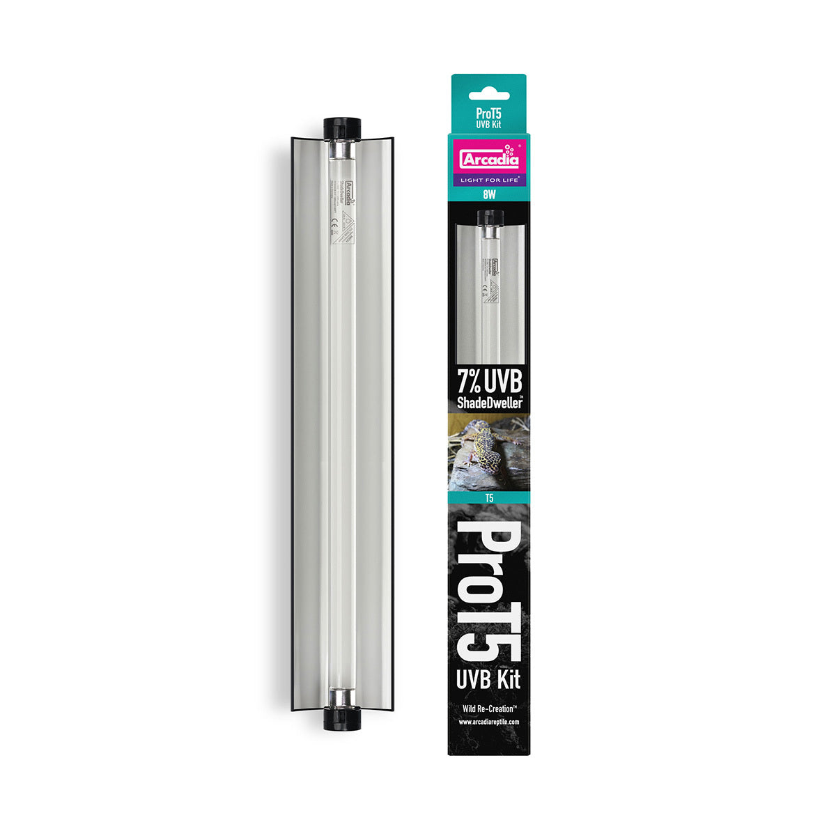 ARCADIA 8W PRO KIT 7% UVB SHADE DWELLER