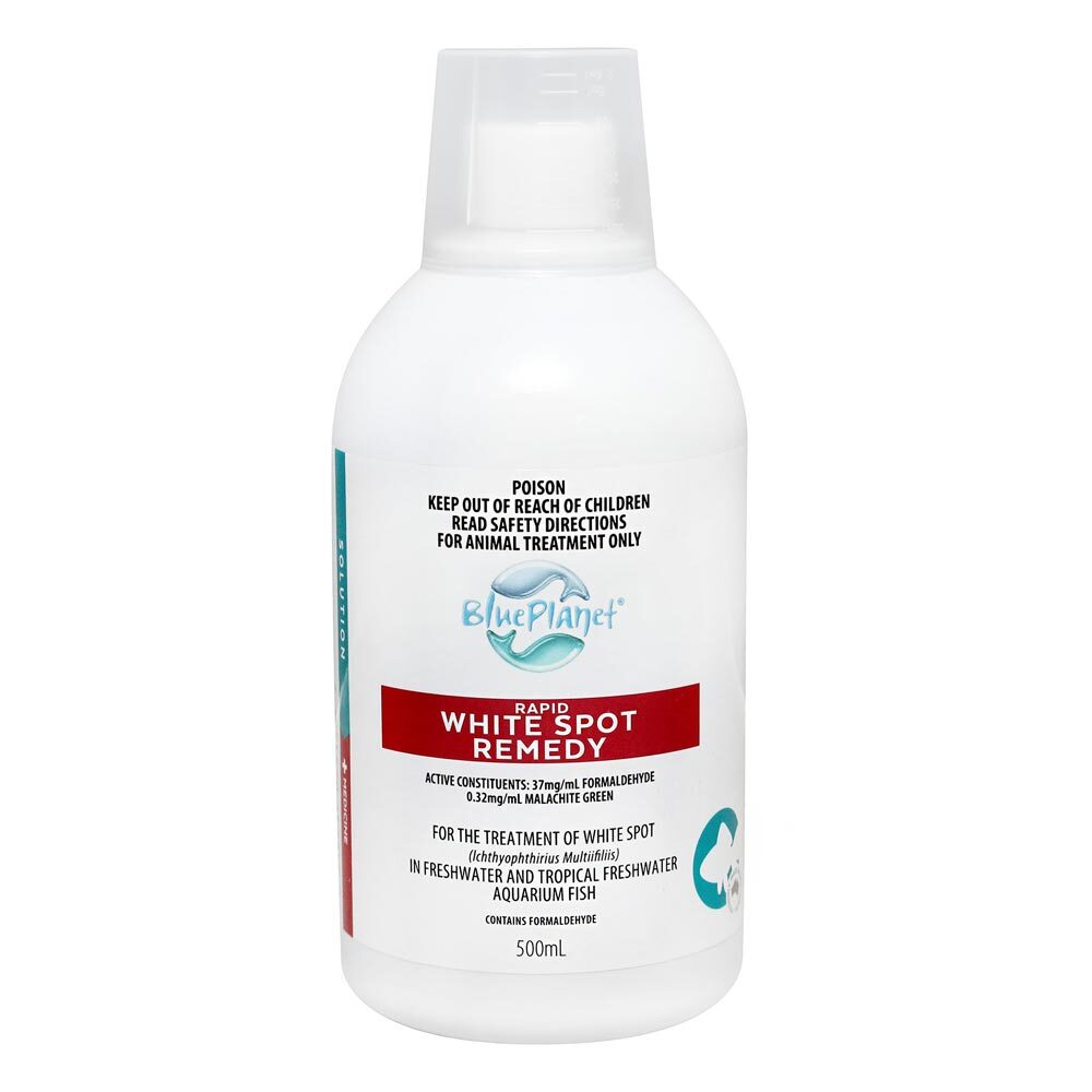 DISCONTINUED-BLUE PLANET WHITE SPOT REMEDY 500ML