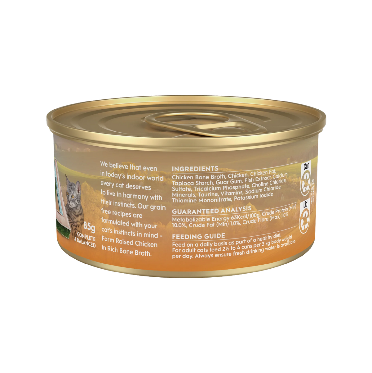 TRILOGY BONE BROTH ADULT CHICKEN 85G