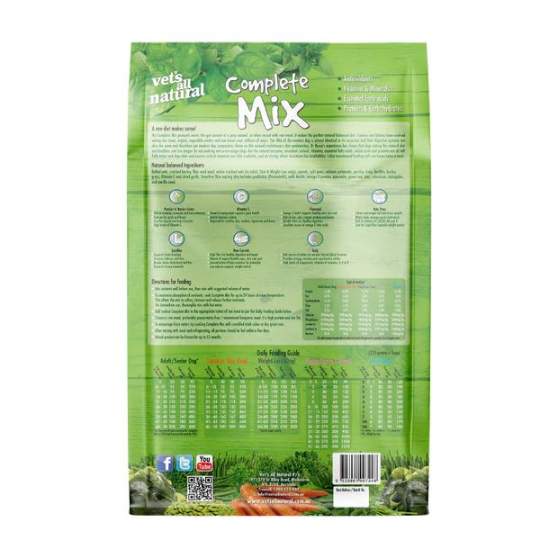 VETS ALL NATURAL COMPLETE MIX 1KG SENSTIVE SKIN