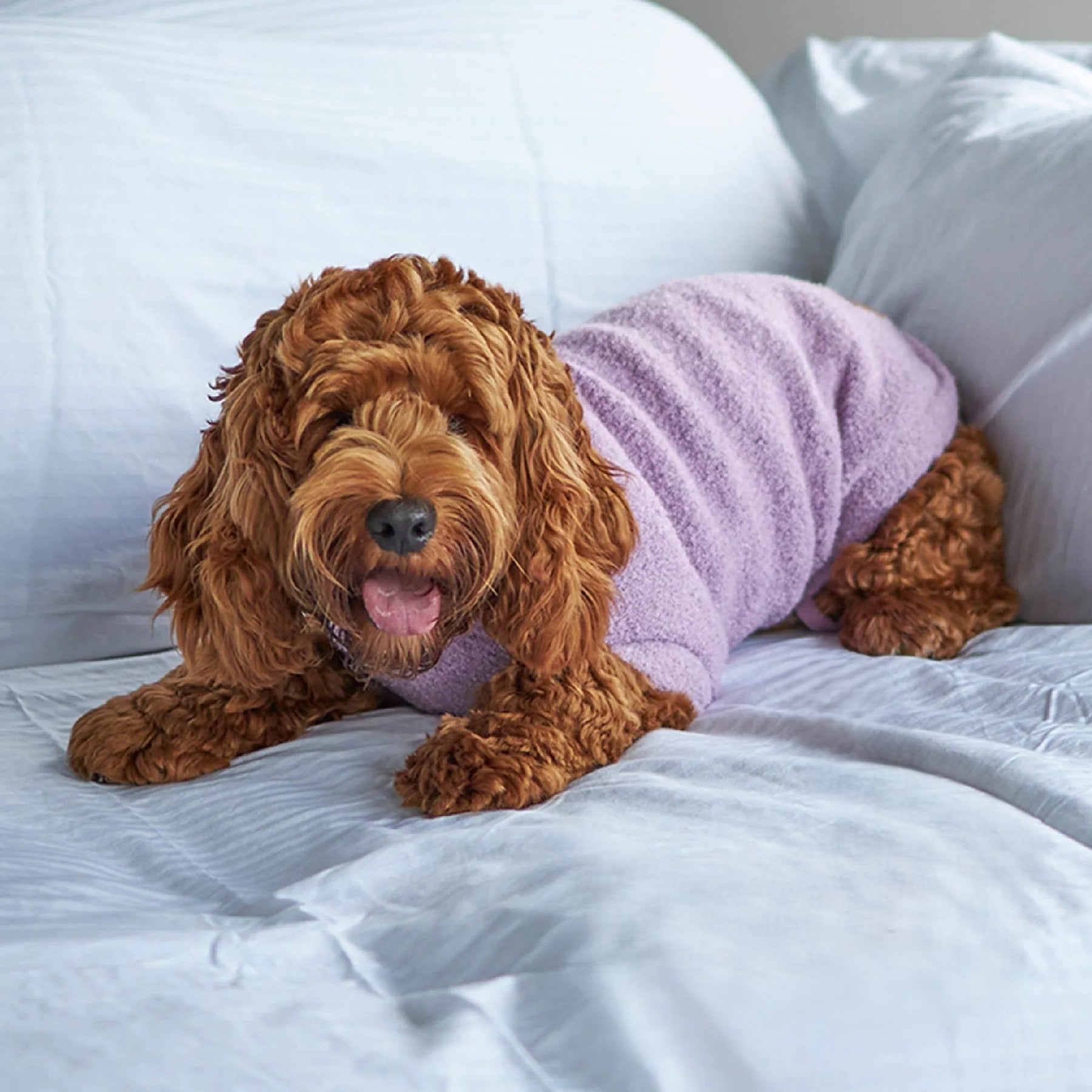 KAZOO COAT PLUSH POLO PINK 53