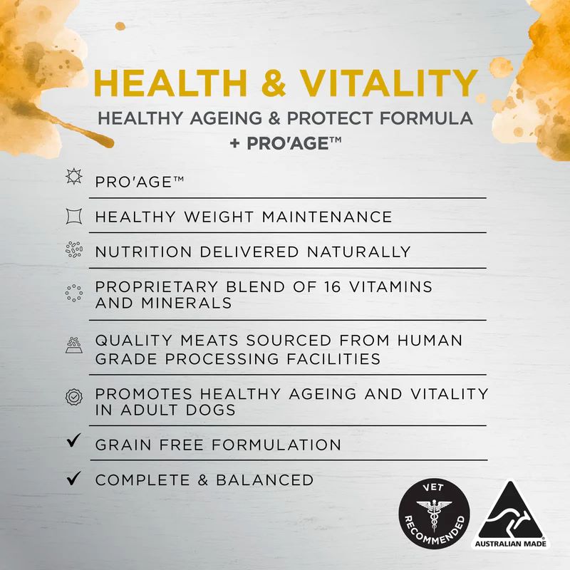 IVORY COAT DOG HEALTH & VITALITY ROO 100G