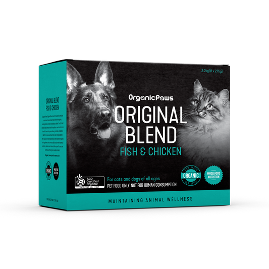 ORGANIC PAWS ORIGINAL BLEND FISH & CHICKEN 2.2KG