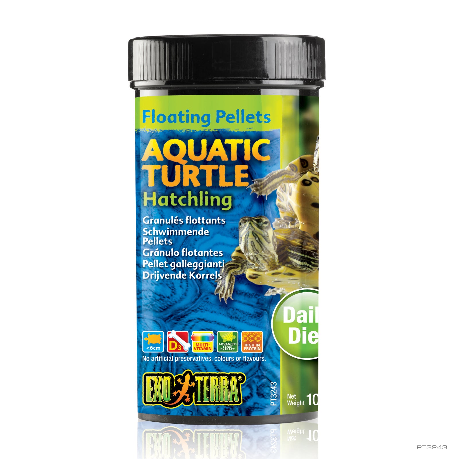 EXO TERRA TURTLE FOOD HTCH PLT 300G