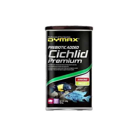 DYMAX CICHLID PREMIUM 560G SINKING PELLET
