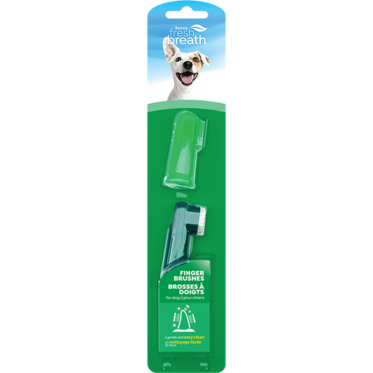 TROPICLEAN FRESH BREATH FINGER BRUSH 2PK