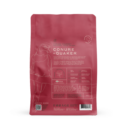 FORAGE CONURE & QUAKER 1KG