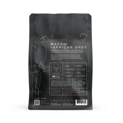 FORAGE MACAW & AFRICAN GREY 500G