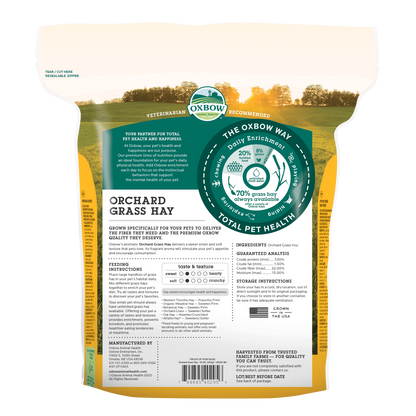 OXBOW ORCHARD GRASS HAY 425G