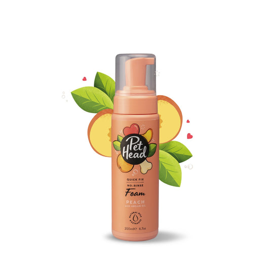 PET HEAD SHAMPOO FOAM PEACH 200ML