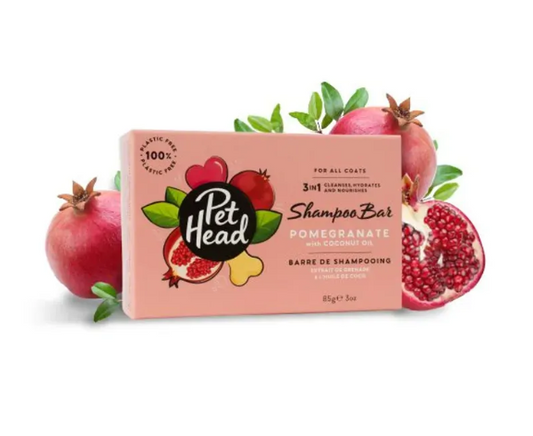 PET HEAD SHAMPOO BAR POMEGRANATE 85G