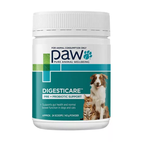PAW DIGESTICARE PRE + PROBIOTIC POWDER 143G