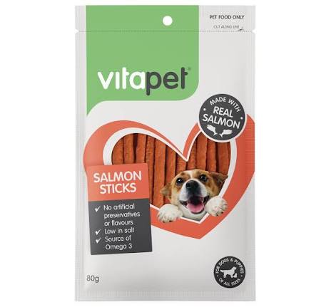 VITAPET JERHIGH SALMON STICK 80G