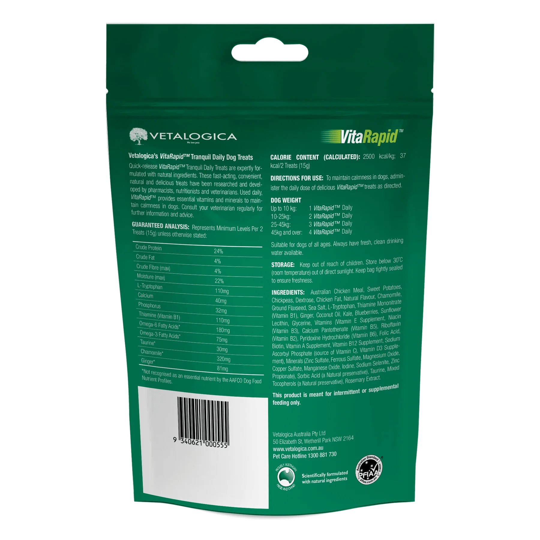 VITARAPID TRANQUIL TREAT