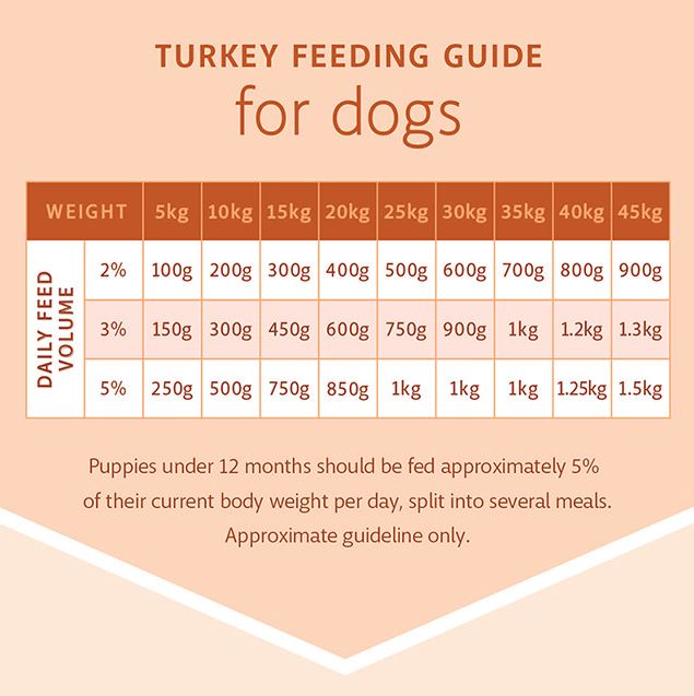 RAW 4 PAWS TURKEY 8X200G PORTIONS 1.6KG