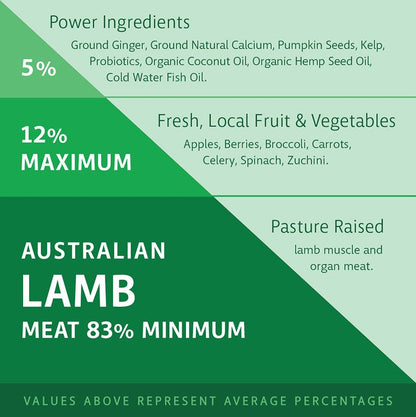 RAW 4 PAWS LAMB 1KG TUB