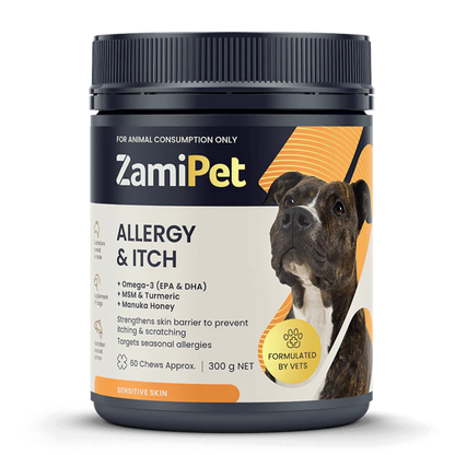 ZAMIPET SKIN COAT & NAILS FOR DOGS 300G 60 CHEWS